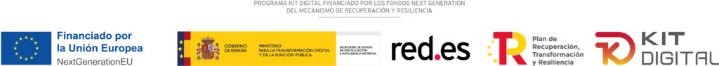 Financiado por el Kit Digital, Plan de Recuperación, Transformación y Resiliencia — Next Generation EU